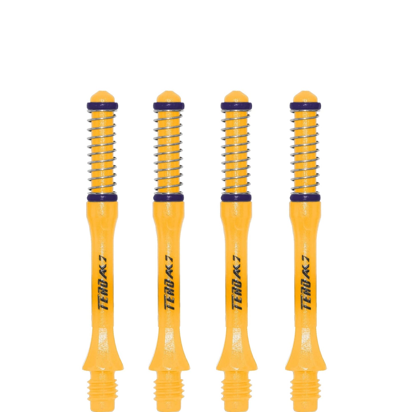 Cuesoul - Dart Shafts - Tero Flight System - AK7 - Slim - Set of 4 - Yellow Cuesoul 40mm