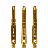 Cuesoul - Aluminium Dart Shafts - Diamond - Value Pack - 4 sets - Gold Tweenie