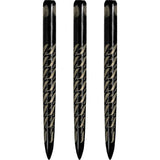 One80 Aztec Dart Points - Style D - Black - Swirl 32mm