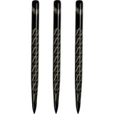 One80 Aztec Dart Points - Style D - Black - Swirl 36mm