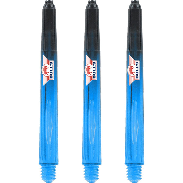 Bulls Airstriper Dart Shafts - Polycarbonate - Clear Blue