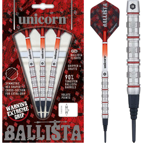 *Unicorn Ballista Darts - Style 4 - Soft Tip - Extreme Hex Grip